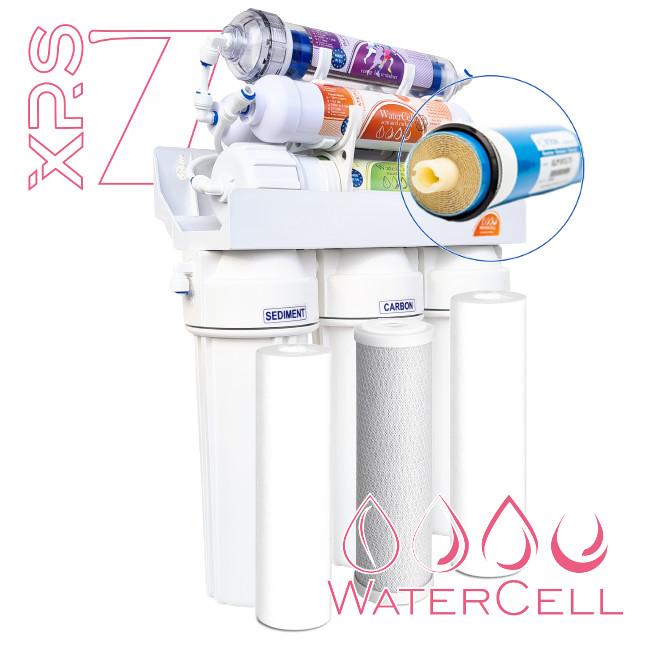 filtr do wody odwrócona osmoza WaterCell XRS7 RO7 wkłady wymienne