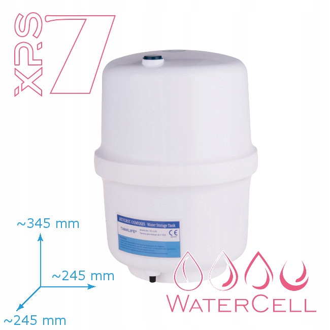 Zbiornik plastikowy TP32G do filtr wody osmoza RO7 XRS7
